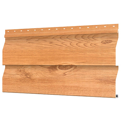 Сайдинг металлический (металлосайдинг) Корабельная доска Printech под дерево Клен 3D Светлый SteelArt