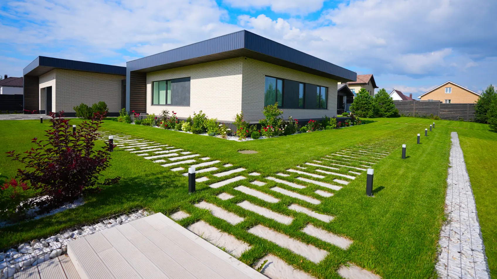 Фото 4 Шаговые плиты для придомовой территории и садовых дорожек