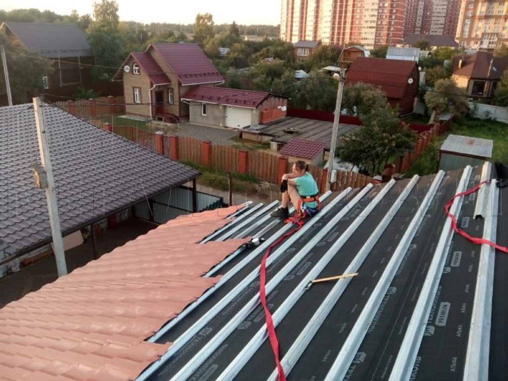 Металлочерепица Геркулес 8004 терракотовый Стальной Бархат от Центра Металлокровли в Туркестане