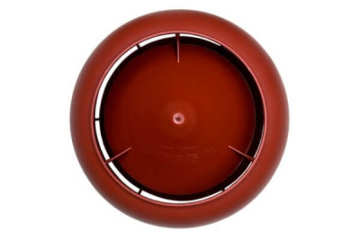 731838 Колпак для трубы VILPE д.160 (красный) вид сверху
