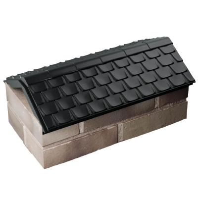 Парапет Elbrus Черный на 1 кирпич 255мм фото 4