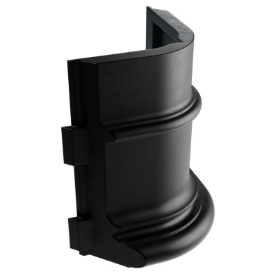 Подступенок угловой Verona 110х140х30мм Черный фото 3